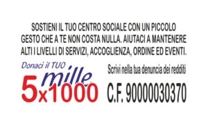 Da quasi 50 anni Coltiviamo Benessere Sociale… Donaci il tuo 5×1000 Codice 90000030370
